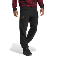 adidas Manchester United CNY Pantalon de Jogging 2024-2025 Noir Rouge Doré