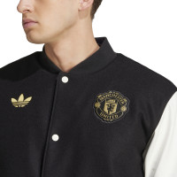 adidas Manchester United CNY Veste 2024-2025 Noir Blanc Doré