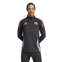 adidas Bayern München Trainingspak 1/4-Zip 2024-2025 Zwart Groen Brons