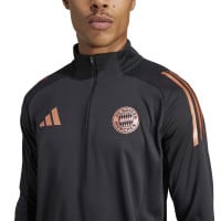 adidas Bayern München Trainingspak 1/4-Zip 2024-2025 Zwart Groen Brons