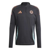 adidas Bayern München Trainingspak 1/4-Zip 2024-2025 Zwart Groen Brons