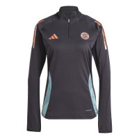 adidas Bayern München Trainingspak 1/4-Zip 2024-2025 Dames Zwart Groen Brons