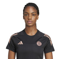 adidas Bayern Munich Maillot d'Entraînement 2024-2025 Femmes Noir Vert Bronze