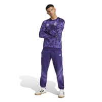 adidas Real Madrid CNY Sweat-Shirt 2024-2025 Mauve Blanc