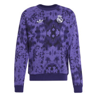 adidas Real Madrid CNY Sweat-Shirt 2024-2025 Mauve Blanc