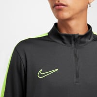 Survêtement Nike Academy 23 1/4 zippé gris foncé vert clair