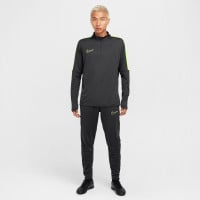 Haut d'entraînement Nike Academy 23 1/4-Zip gris foncé vert clair