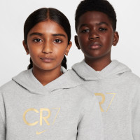 Nike CR7 Club Fleece Sweat à Capuche Enfants Gris Clair Doré Bleu Rose