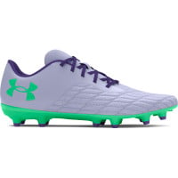 Under Armour Magnetico Select 3.0 Gazon Naturel Chaussures de Foot (FG) Mauve Clair Vert