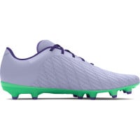 Under Armour Magnetico Select 3.0 Gazon Naturel Chaussures de Foot (FG) Mauve Clair Vert