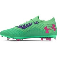 Under Armour Shadow Elite 2.0 Gazon Naturel Chaussures de Foot (FG) Vert Mauve