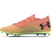 Under Armour Shadow Elite 2.0 Gazon Naturel Chaussures de Foot (FG) Orange Vert