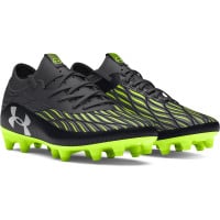 Under Armour Magnetico Select 4.0 Gras Voetbalschoenen (FG) Kids Zwart Groen