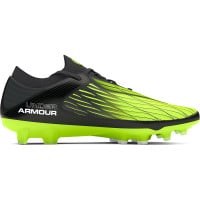 Under Armour Magnetico Elite 4.0 Gazon Naturel Chaussures de Foot (FG) Noir Vert