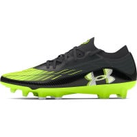 Under Armour Magnetico Elite 4.0 Gazon Naturel Chaussures de Foot (FG) Noir Vert