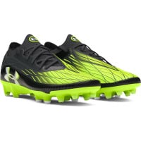 Under Armour Magnetico Elite 4.0 Gazon Naturel Chaussures de Foot (FG) Noir Vert