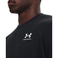 Under Armour Essential Fleece Crew Sweat-Shirt Noir Blanc