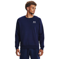 Under Armour Essential Fleece Crew Survêtement Bleu Foncé Blanc