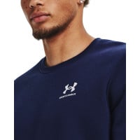 Under Armour Essential Fleece Crew Survêtement Bleu Foncé Blanc