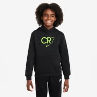 Nike CR7 Club Fleece Sweat à Capuche Enfants Noir Néon Jaune