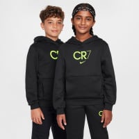 Nike CR7 Club Fleece Hoodie Trainingspak Kids Zwart Neongeel Grijs