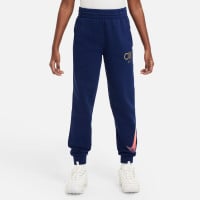 Nike CR7 Club Fleece Pantalon de Jogging Enfants Bleu Foncé Doré Rose Clair