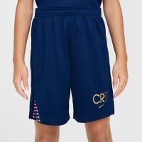 Nike CR7 Academy Short d'Entraînement Enfants Bleu Foncé Rose Doré