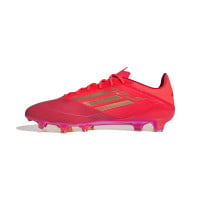 adidas F50 Elite Gras Voetbalschoenen (FG) Rood Goud