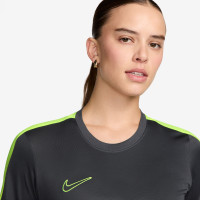 Nike Academy 23 Trainingsshirt Dames Donkergrijs Lichtgroen