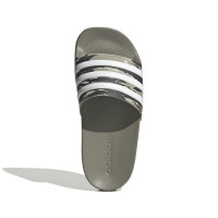 Claquettes de douche Adidas Adilette pour enfants, camouflage, vert, blanc