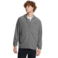 Survêtement tissé Under Armour Vibe Windbreaker gris