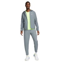 Survêtement zippé Nike Miler Repel Phenom Elite gris clair argenté