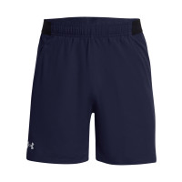 Under Armour Vanish Short d'Entraînement Woven Bleu Foncé Blanc