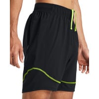 Under Armour Challenger Pro Short d'Entraînement Noir Jaune Vif