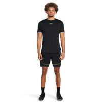 Under Armour Challenger Pro Short d'Entraînement Noir Jaune Vif