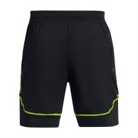 Under Armour Challenger Pro Short d'Entraînement Noir Jaune Vif