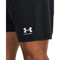 Under Armour Challenger Knit Short d'Entraînement Noir Blanc