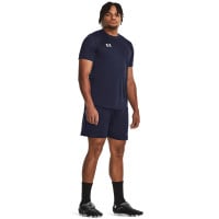 Under Armour Challenger Knit Short d'Entraînement Bleu Foncé Blanc