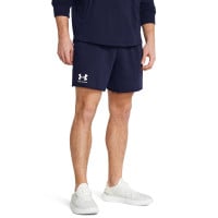 Short Under Armour Rival Terry bleu foncé blanc