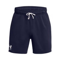 Short Under Armour Rival Terry bleu foncé blanc