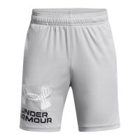 Pantalon d'entraînement Under Armour Tech Logo pour enfant, gris