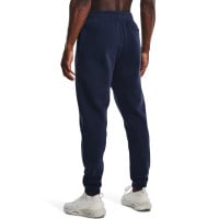 Under Armour Essential Fleece Pantalon de Jogging Bleu Foncé Blanc