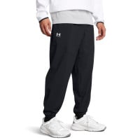 Pantalon de survêtement tissé Under Armour Vibe, noir et blanc