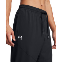 Pantalon de survêtement tissé Under Armour Vibe, noir et blanc