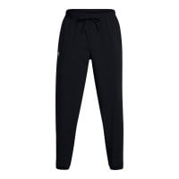 Pantalon de survêtement tissé Under Armour Vibe, noir et blanc