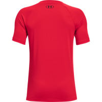 Under Armour Tech Big Logo T-Shirt Kids Rood Zwart