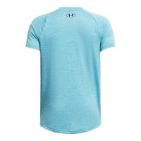 Under Armour Tech 2.0 Trainingsshirt Kids Lichtblauw Zwart