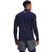 Sous-maillot à manches longues Under Armour ColdGear bleu foncé blanc