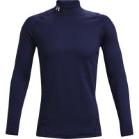 Sous-maillot à manches longues Under Armour ColdGear bleu foncé blanc