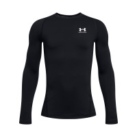 Sous-maillot à manches longues Under Armour ColdGear pour enfants noir/blanc